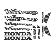 HONDA Varadero XL 1000V motociklo logotipo lipdukų rinkinys, vinilo lipdukai