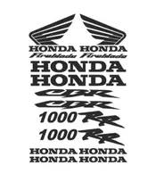 HONDA CBR 1000 FIREBLADE motociklo logo lipdukų rinkinys