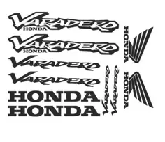 HONDA Varadero motociklo logotipo lipdukų rinkinys, vinilo lipdukai