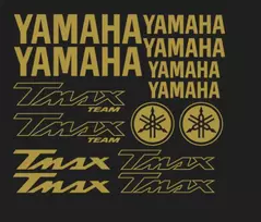 Yamaha TMAX TEAM motociklo logotipo lipdukų rinkinys, vinilo lipdukai