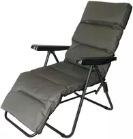 Saska Garden sodo kėdė su pakoju 57x83x106 cm pilkai žalia