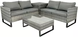 Lauko baldų komplektas Corfu, taupe