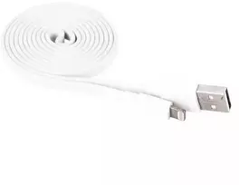 Emos USB-A 2.0 / Lightning MFi charging/data cable, 1 m, baltas