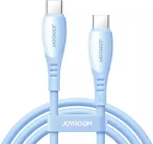 Joyroom S-A59 Vibrant Series 60W USB-C - USB-C cable 1.2m - mėlynas