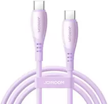 Joyroom S-A59 Vibrant Series 60W USB-C - USB-C Cable 1.2m - Violetinė