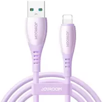 Joyroom S-A59 Vibrant Series 3A USB-A - Lightning kabelis 1.2m - violetinė