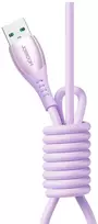 Joyroom S-A59 Vibrant serijos 3A USB-A - USB-C kabelis 1.2m - Violetinė