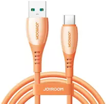 Joyroom S-A59 Vibrant serijos 3A USB-A - USB-C kabelis 1.2m - Oranžinis