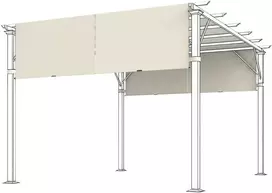 Pergolos stogo danga 3 × 3 m