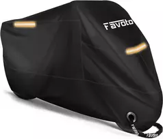 Favoto motociklo uždangalas iš 210T Oxford, vandeniui atsparus, 225x105x125 cm, FT0308_EU