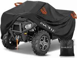 HAYCOVER vandeniui atsparus ATV keturračio uždangalas, juodas, 256 x 110 x 120 cm, XXXL