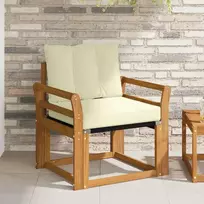 Lauko sofa Kietasis akacijos medis ir Textilene