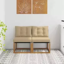2 Vienetas Lauko vidurinė sofa