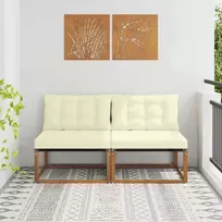 2 Vienetas Lauko Vidurinis Sofa