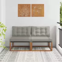2 Vienetas Lauko Vidurinis Sofa