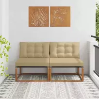 2 Vienetas Lauko Vidurinis Sofa