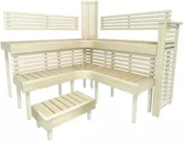 Modulinis pirties gultas PREMIUM, Drebulės mediena 2000 x 2090 mm