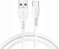 YESIDO LAIDAS CA71 18W USB/TYPE-C 1M 3A BALTASIS (20 VNT.)