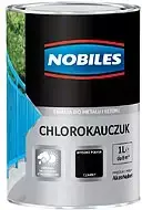 Nobiles Chloruoto kaučiuko emalio dažai, juodi, 1 l