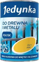 Jedynka Alkidiniai emaliniai dažai medžiui ir metalui, riešuto spalvos, vidutinio blizgesio, 0,9 l