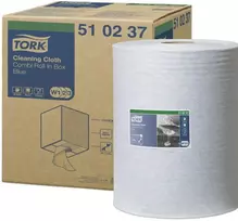 Tork - Universali neaustinė valymo šluostė mažame ritinėlyje, viensluoksnė, aukščiausios kokybės - mėlyna