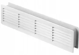 AWENTA ventiliacijos grotelės Awenta T15 120x440mm durys baltos