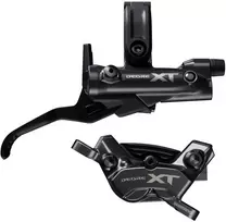 SHIMANO kampinių stabdžių komplektas XT BR-M8220+BL-M8200 galinis/dešinysis J-komplektas (BL) be adaptacinio polimero + chl BH90/170cm