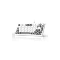 Žaidimų Klaviatūra Mechaninė AJAZZ AK820 75% HotSwap (Red Switch) Pilka-Balta