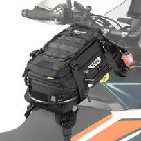 Rhinowalk motociklo bako krepšys su MOLLE sistema, 1,5 l, juodas