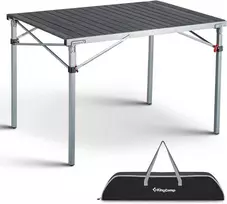 King Camp KingCamp sulankstomas kempingo stalas, 107 × 70 × 70 cm, aliuminis ir plienas, 80 kg, KC3866