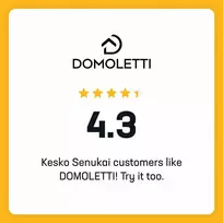 Domoletti Peyton lauko kėdė, kreminė