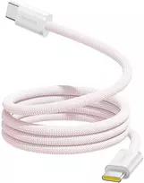 „Baseus Dynamic 4 Pro“ serijos duomenų kabelis USB-C – USB-C 100W 1m, kūdikių rožinė