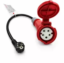 Adapteris Reach CEE 16A 400V to 220V Schuko