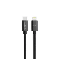 Telforceone Maxlife MXUC-12 cable USB-C - Lightning 2,0 m 27W juodas