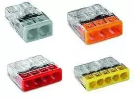 Laido jungtis Wago, 0,5x2,5 mm², 24 A, daugiaspalvė
