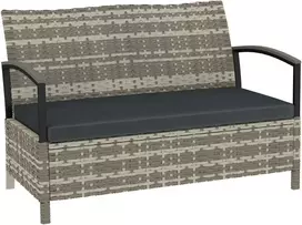 Lauko baldų komplektas Sodo suoliukas su daiktadėže 123 x 70 x 82 cm