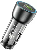 Įkroviklis Yesido yesido įkroviklis. vienas. Y49 PD 30W + QC3.0 18W USB-A+C, JUODA