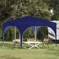Pop-up šventinis palapinė 290 x 290 x 245 cm Mėlyna