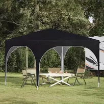 Pop-up šventinis palapinė 290 x 290 x 245 cm Antracitas