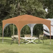 Pop-up šventinis palapinė 290 x 290 x 245 cm Smėlio