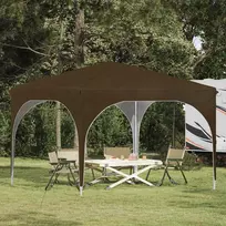 Pop-up šventinis palapinė 290 x 290 x 245 cm Taupe
