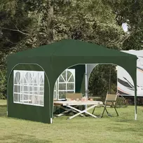 Pop-up šventinis palapinė 290 x 290 x 245 cm Žalia