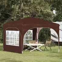 Pop-up šventinis palapinė 290 x 290 x 245 cm Ruda