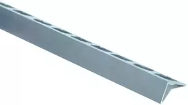 Aliumininis plytelių profilis L3A A1, natūralus Aliumininis, 12,5 mm x 2,5 m