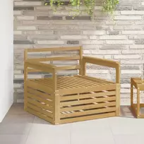 Lauko sofa Kietos akacijos mediena Balta