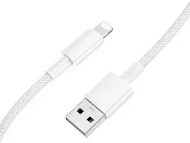 USB kabelis Borofone BX117 USB-A to Lightning 1.0m baltas