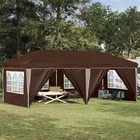 Pop-up šventinis palapinė 575 x 288 x 245 cm Ruda
