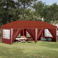 Pop-up šventinis palapinė 575 x 288 x 245 cm Terakotos