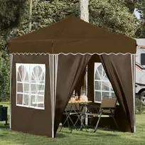 Pop-up šventinis palapinė 195 x 195 x 245 cm Taupe