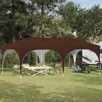 Pop-up šventinis palapinė 575 x 288 x 245 cm Ruda